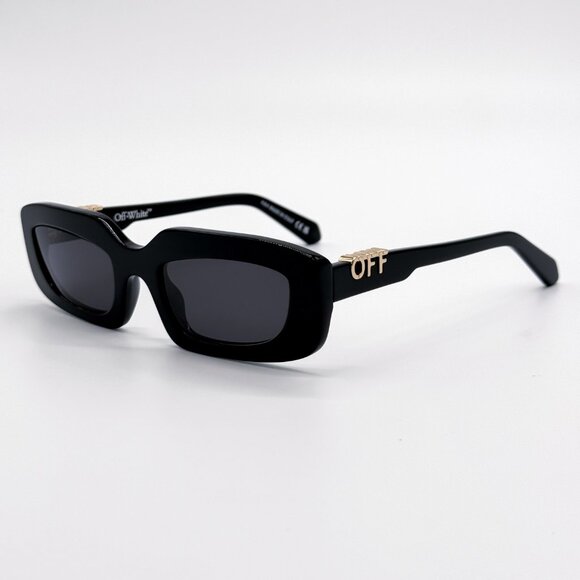 NEW OFF-WHITE OERI13C RENTON 1007 SUNGLASSES WOMEN BLACK  display picture 2